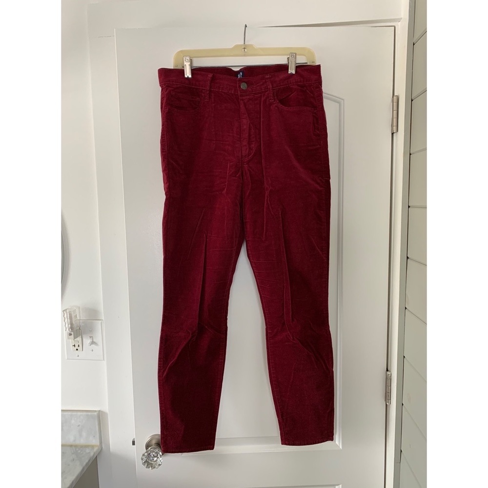 Gap High Rise leggings, velour